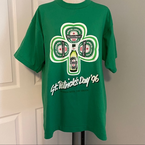 Vintage Other - Single stitch Heineken st patty’s day tee